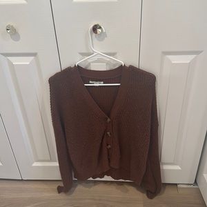 Burnt orange cardigan